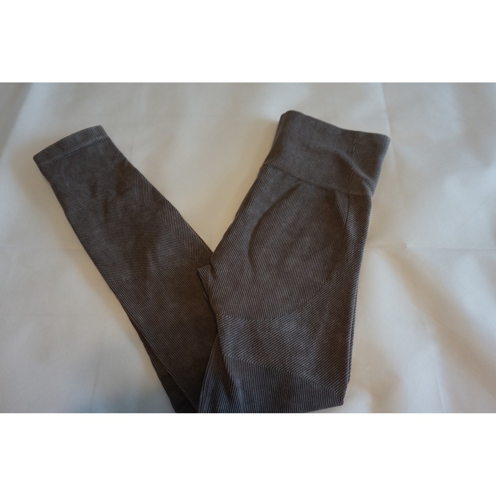 JoyLab Womens High Waisted Seamless Ribbed Contour Leggings‎ Brown Small